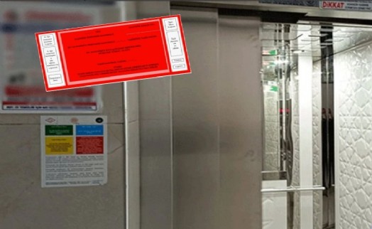 TMMOB'dan 'güvenlik' alarmı: İzmir'de 3 bin 126 asansöre Kırmızı Etiket