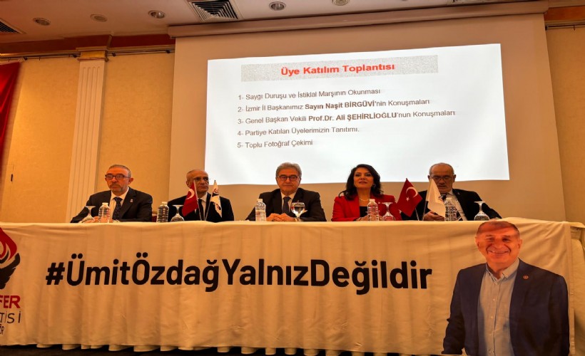 Zafer Partisi İzmir’de Özdağ’a destek: İktidarda korku dönemi başladı!