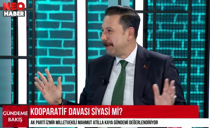 AK Partili Kaya'dan NEO Haber ekranlarında çarpıcı açıklamalar: 'Aslanoğlu' kararı sus payıdır!