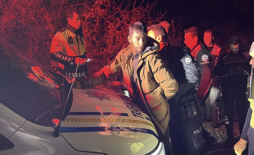 Alkollü sürücü, eşi ve bebeğinin canını hiçe saydı! Polisten kaçarken kaza yaptı