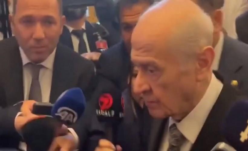 Bahçeli, Serdar Öktem hakkındaki soruları yanıtlamadı