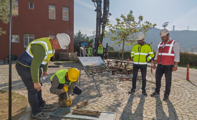 Büyükşehir'den Karşıyaka’da 2 bin hektarlık alanda zemin araştırması