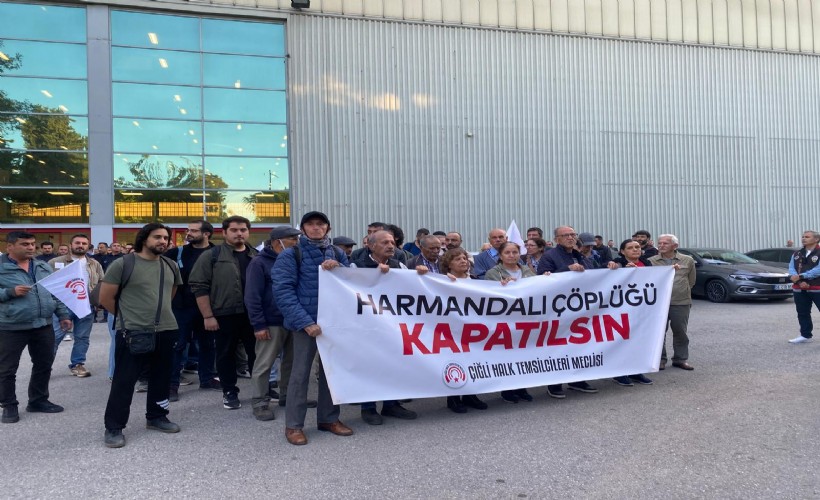 Çiğlililerden meclis önünde ‘Harmandalı’ eylemi!