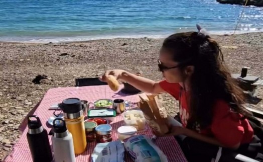 Eşi tarafından vurulan Burçin'den geriye kamp görüntüleri kaldı