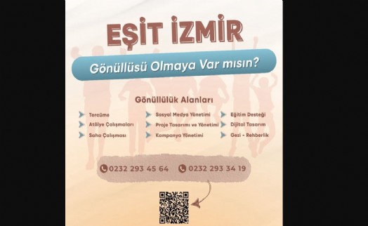 Eşit İzmir, gönüllülerini bekliyor