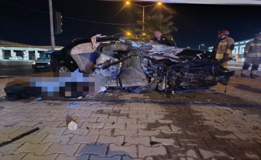 İzmir yolunda korkunç kaza: 1 ölü, 3 yaralı