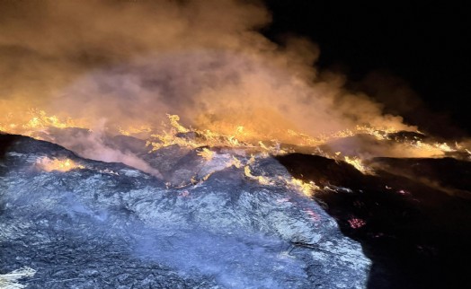 Kamış deposunda yangın!