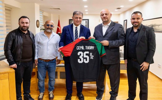 Karşıyaka'dan Tugay'a stat teşekkür ziyareti!