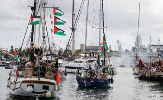 Küresel Sumud Filosu'na İsrail ablukası: İki geminin iletişimini kesti, filoya el koymaya hazırlanıyor