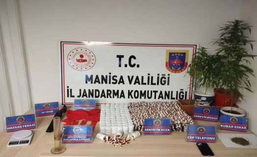 Manisa'da uyuşturucu operasyonu: Binlerce hap ele geçirildi!