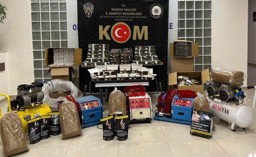 Manisa'da tütün kaçakçılığı operasyonu