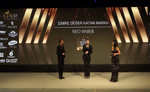 NEO HABER'e anlamlı ödül! İzmir'e değer katan marka seçildi