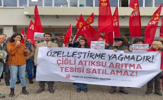TKP'den İZSU önünde eylem!