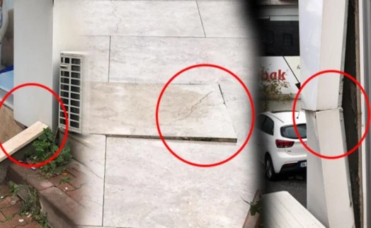 Yıkımdan 24 saat önce... Tahtalarla tutturulmuş!