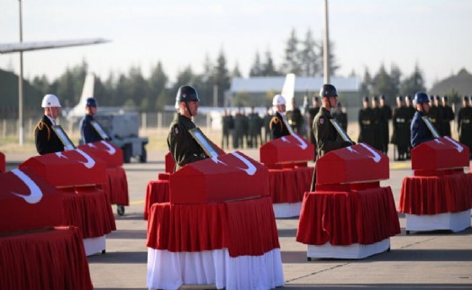20 şehidimize veda... Memleketlerine uğurlandılar