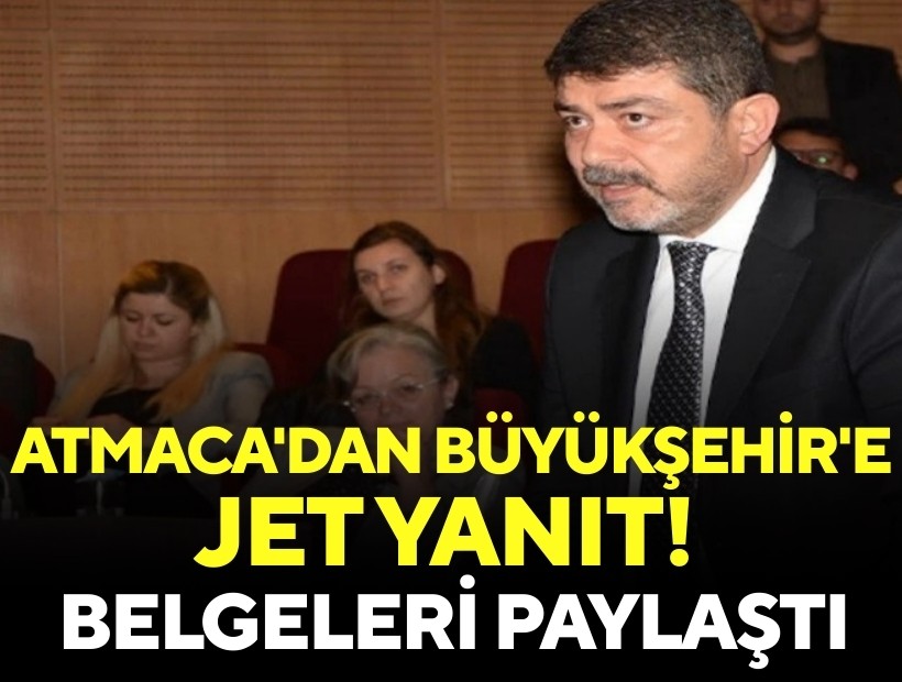 AK Partili Atmaca'dan Büyükşehir'e jet yanıt! Belgeleri paylaştı