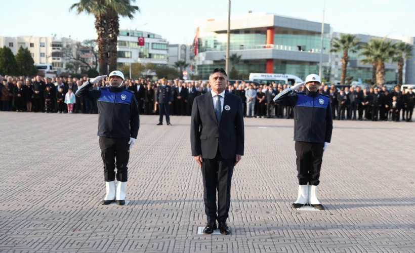 Aliağa'da duygu dolu Atatürk anması!