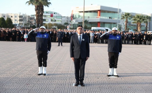 Aliağa'da duygu dolu Atatürk anması!