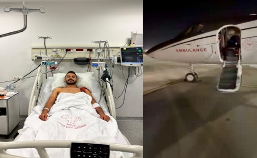 Ambulans uçakla Ankara'ya sevk edilen hasta sağlığına kavuştu