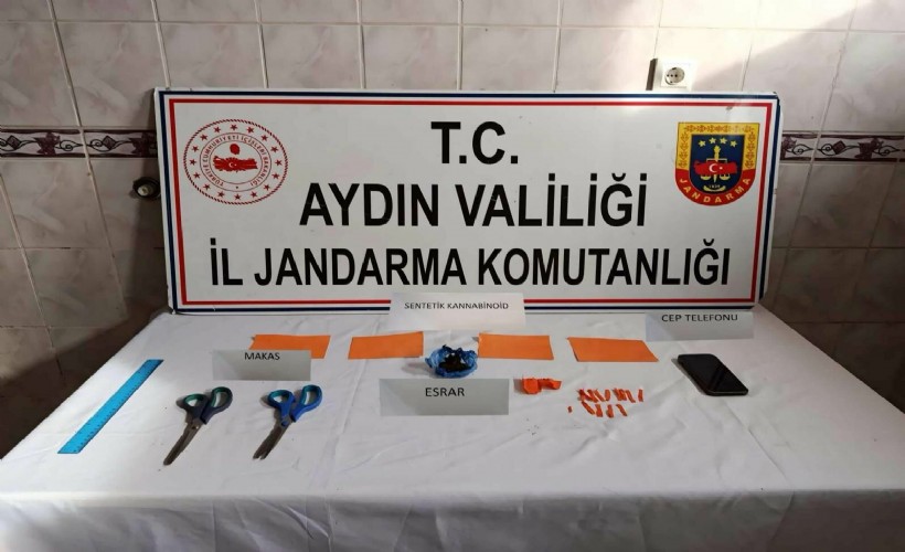 Aydın'da uyuşturucu operasyonu; 1 gözaltı