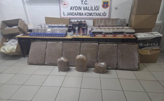 Aydın'da 1 milyon 400 bin TL kaçak tütün ele geçirildi