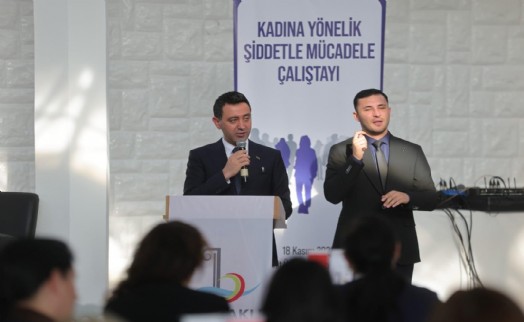 Bayraklı'da kadına yönelik şiddetle mücadele çalıştayı