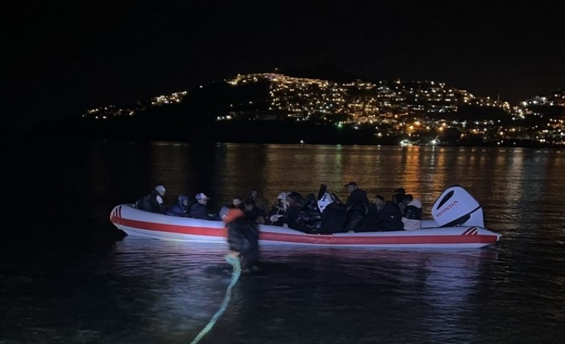 Bodrum’da 30 kaçak göçmen yakalandı, 2 göçmen kaçakçısı gözaltında