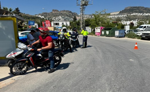 Bodrum'da abartı egzoza 28 bin lira ceza