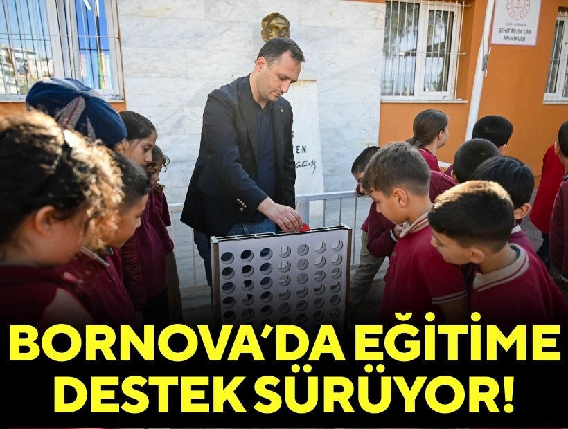 Bornova’da eğitime destek sürüyor