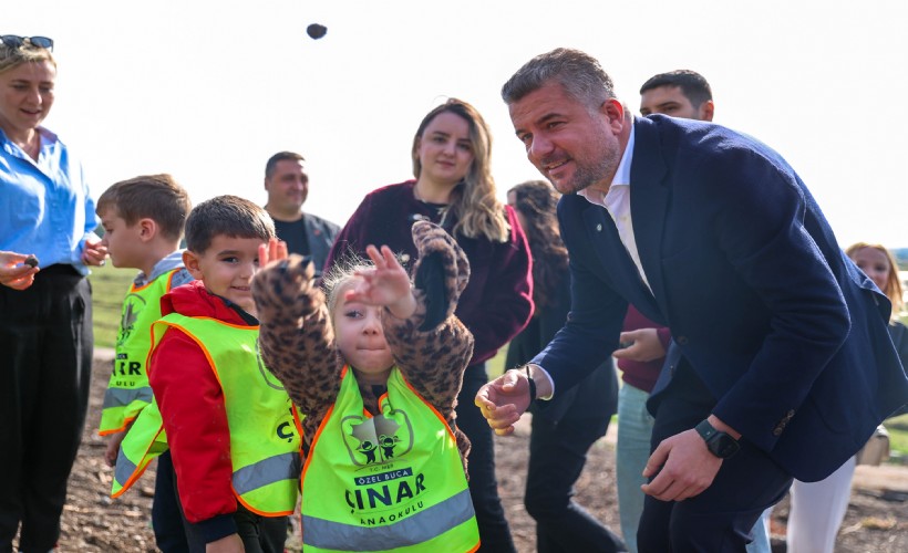 Buca'da yanan alanlara umut tohumları!