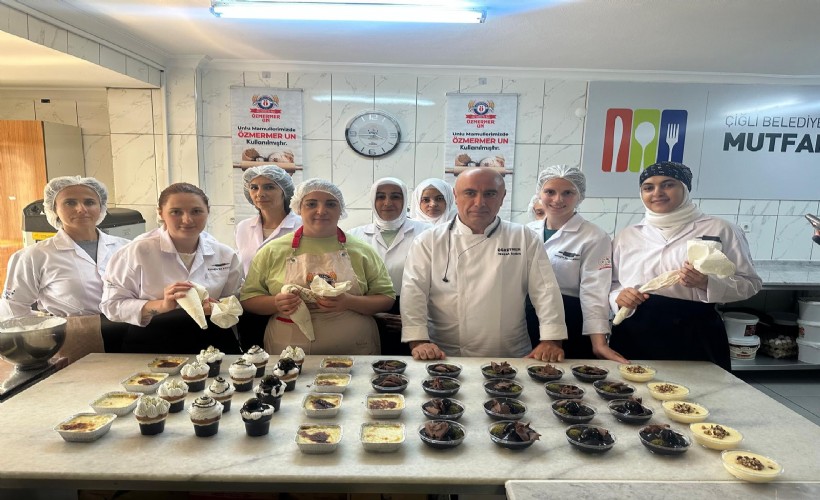 Çiğli’de istihdama tatlı dokunuş: Pastacılık kurslarının ilk mezunları sertifikalarını aldı