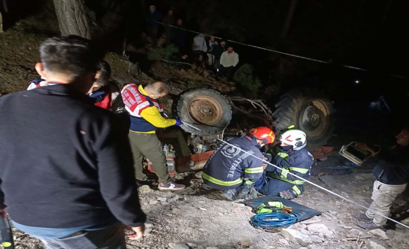 Denizli'de kayıp çift, devrilen traktörün altında ölü bulundu
