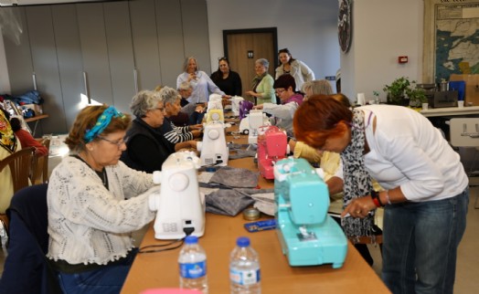 Efes Selçuk'ta kadınlar dikiş atölyesinde buluştu