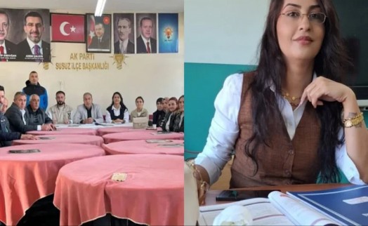 Hem AK Parti kadın kolların başkanı, hem öğretmen hem de kantinci!