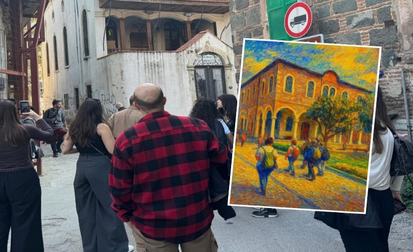 İzmir'in sokakları 'tabloya' dönüştü