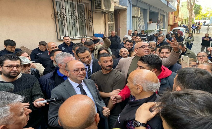 İzmir'de 'tahliye' arbedesi