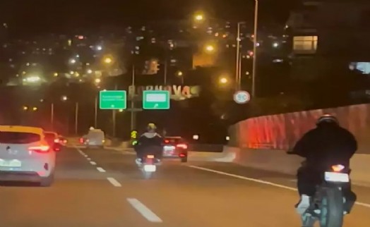 İzmir'de tek teker üzerinde ilerleyen motosiklet sürücüsüne 13 bin 420 lira ceza