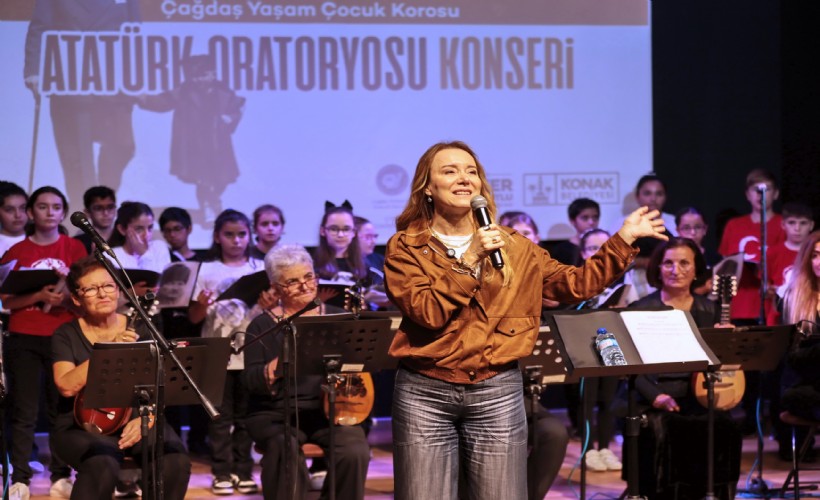 Konak Ata’sını duygu dolu oratoryo ile andı