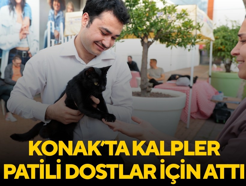 Konak’ta kalpler patili dostlar için attı