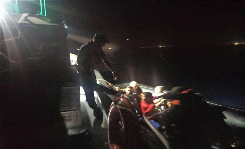 Kuşadası açıklarında 25 kaçak göçmen yakalandı