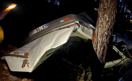 Muğla'da otomobil uçuruma yuvarlandı: 2 yaralı