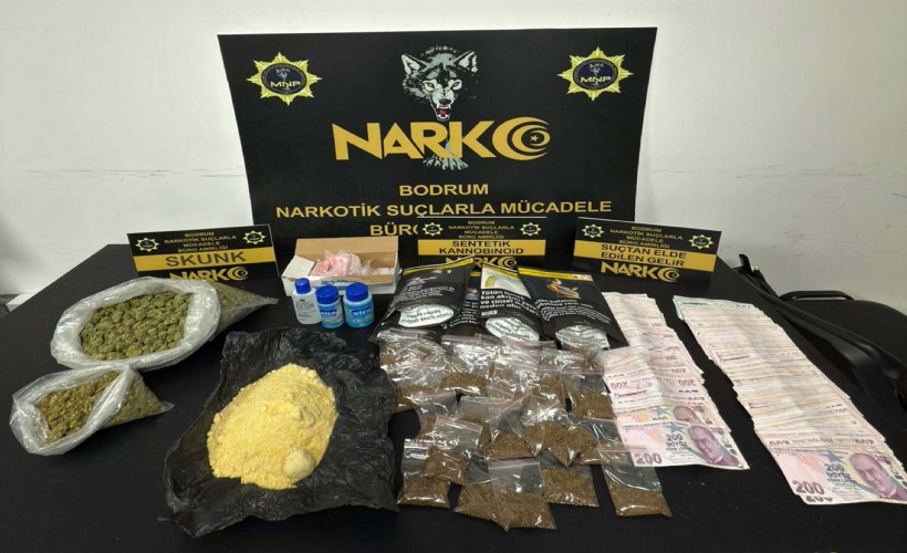 Narkotik polisinden otel odasına baskın; 2 şüpheli tutuklandı