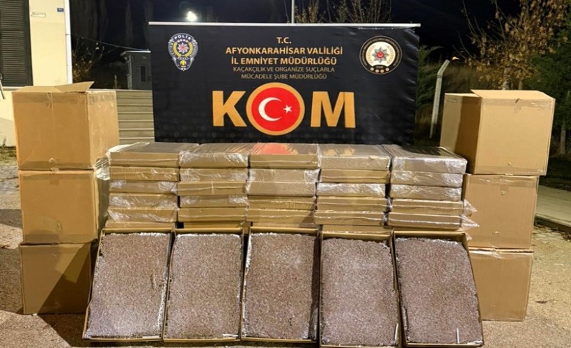 Polisten kaçak tütün operasyonu