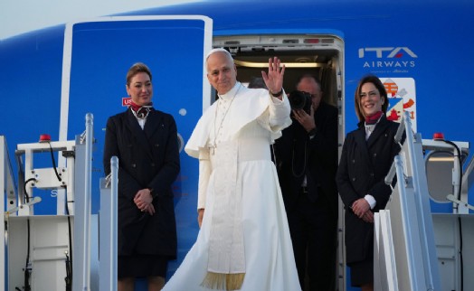 Vatikan Devlet Başkanı Papa Ankara'ya indi