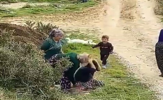 Arazide akraba dehşeti! 5 yaşındaki oğlunun gözü önünde darbedildi