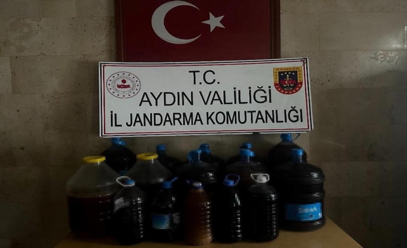 Aydın'da sahte alkol üretimine jandarma baskını