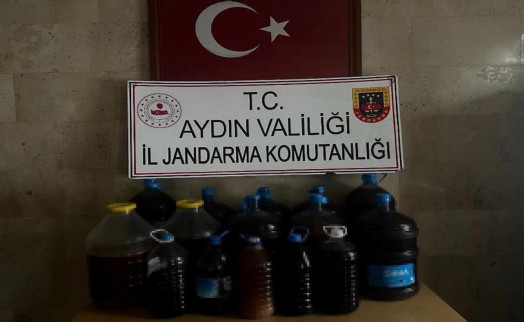 Aydın'da sahte alkol üretimine jandarma baskını