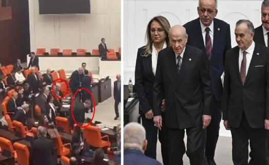 Bahçeli ile DEM Başkanı çıkan haberler sonrası tokalaştı!