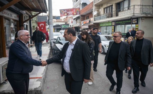 Başkan Eşki Çamdibi'nde saha mesaisinde