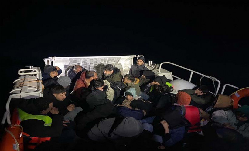 Bodrum açıklarında 39 kaçak göçmen yakalandı